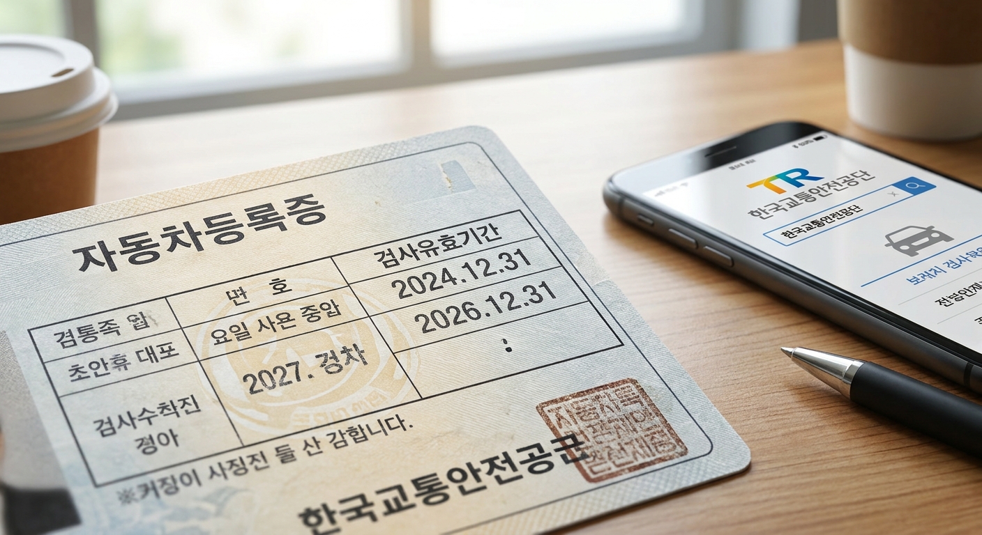 자동차 검사 만료일 확인