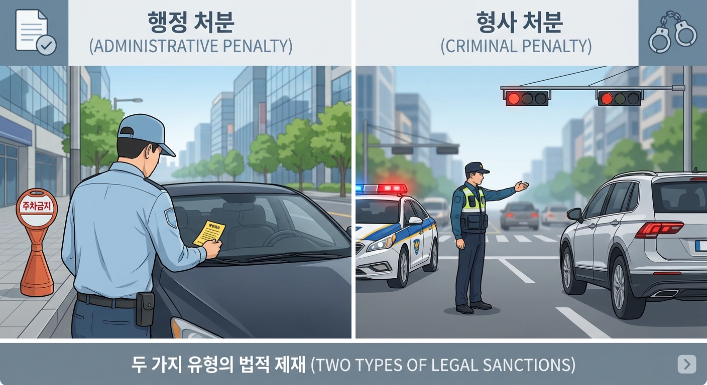 과태료와 범칙금의 차이점 상세
