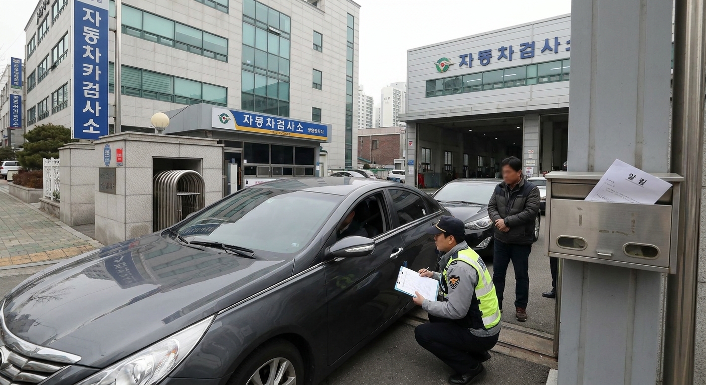 중고차 자동차 검사 과태료