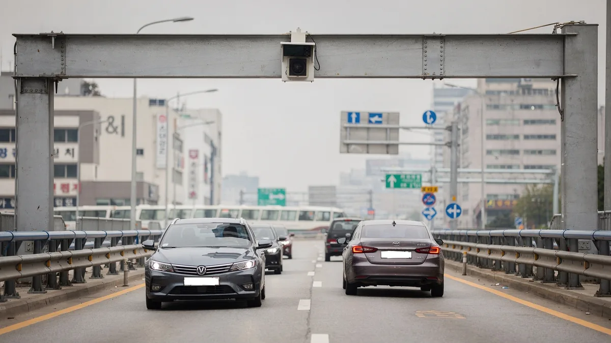 speeding fine camera gantry